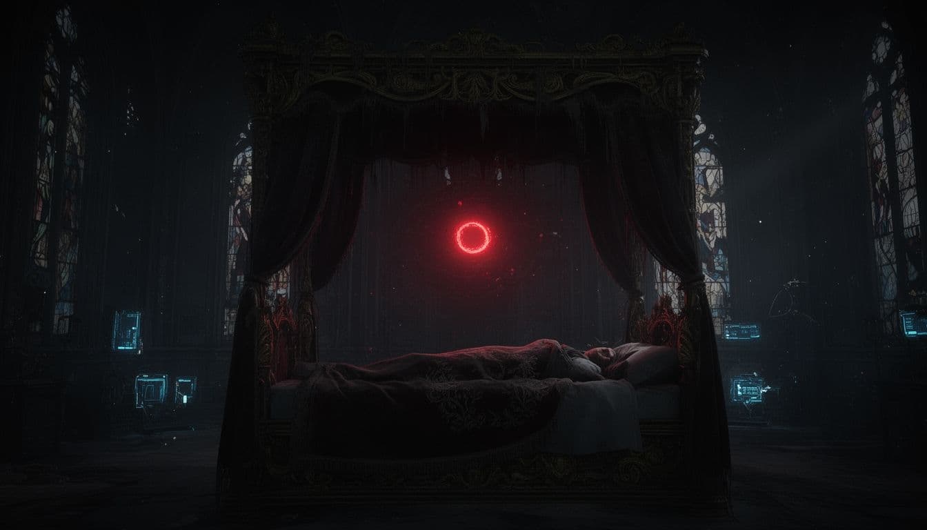 Điểm Sáng Đỏ: Con Mắt Vô Hình Dõi Theo Giấc Ngủ