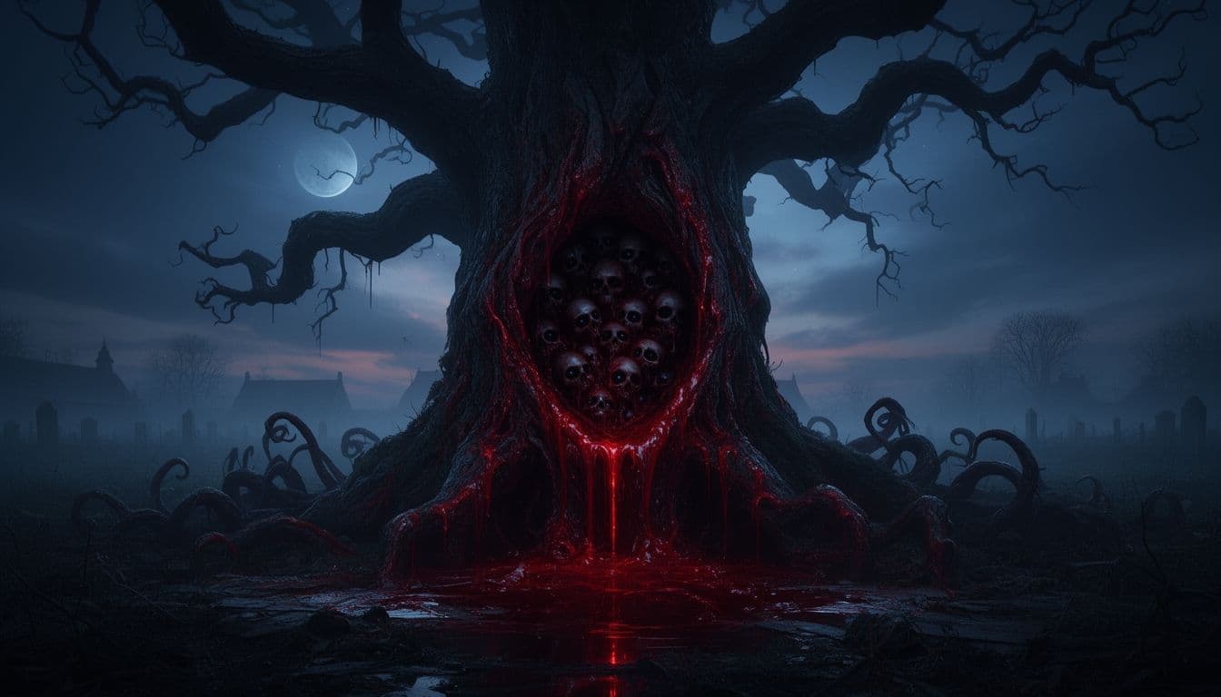 Hốc Cây Rỉ Máu và Những Đôi Mắt Hư Vô