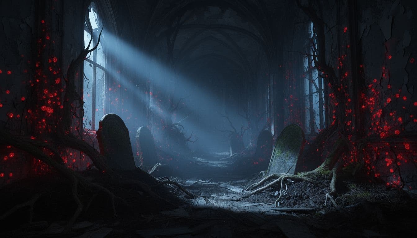 Ám Ảnh Từ Đốm Đỏ: Lời Nguyền Từ Bãi Tha Ma Cũ